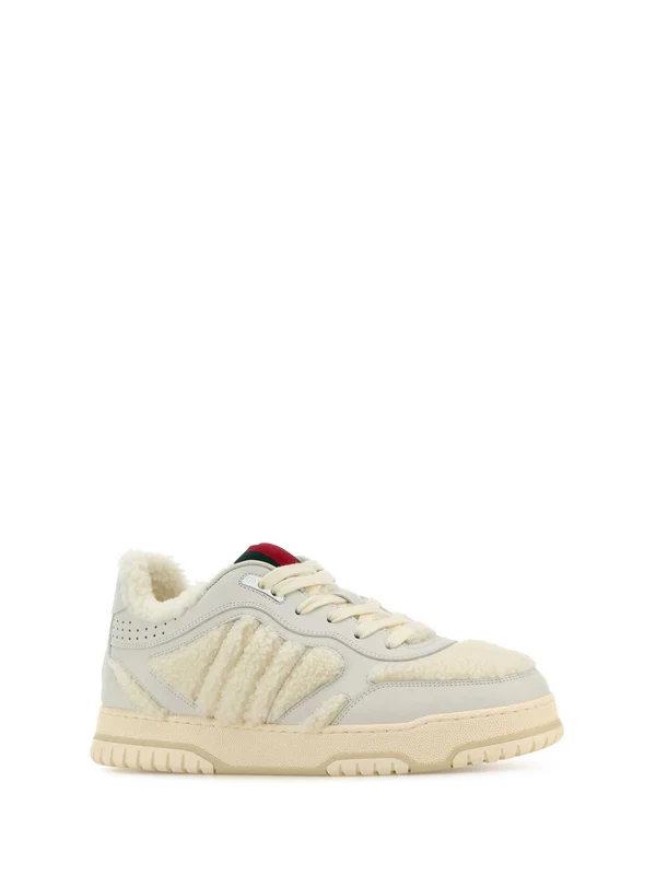 Re Web Shearling Low-top Sneakers - Image 2