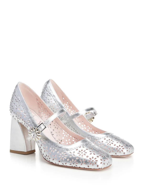 Tres Vivier Leather Pumps - Image 2