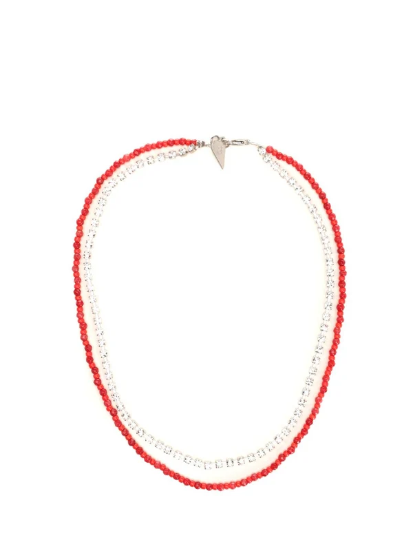 Double Rhinestone Necklace