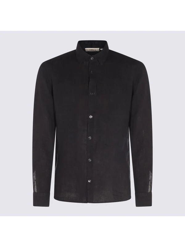 Button-Up Linen Shirt
