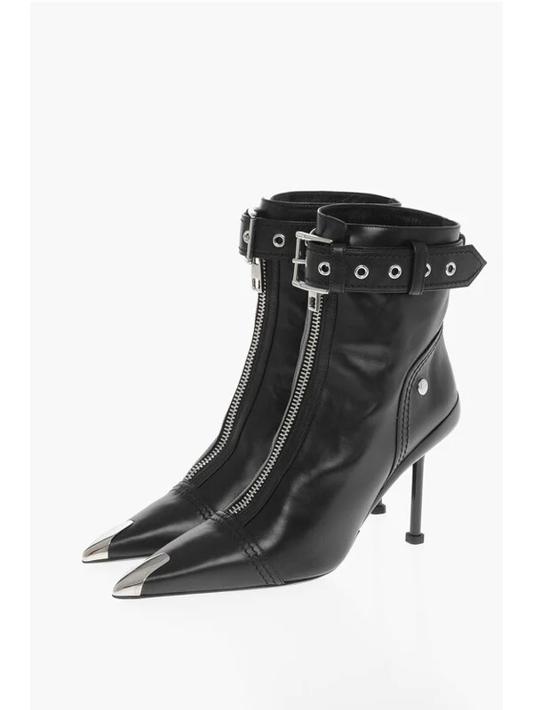 Alexander Mcqueen Black Ankle Boots