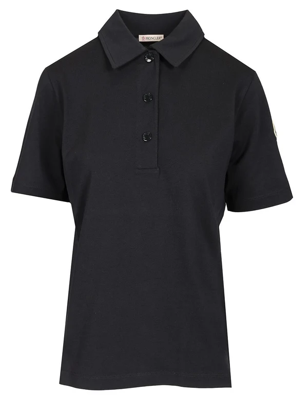 Logo Patch Short-sleeve Polo Shirt