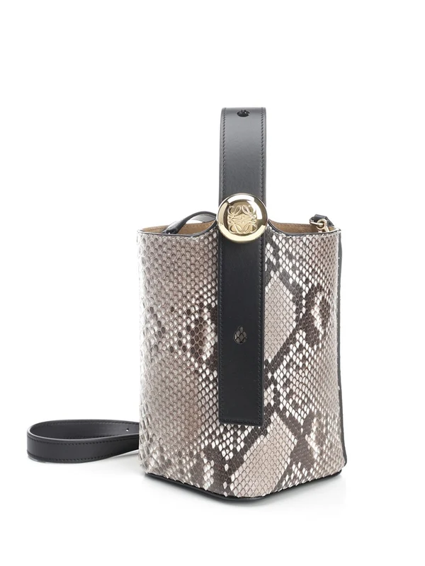Pebble Mini Leather Bucket Bag