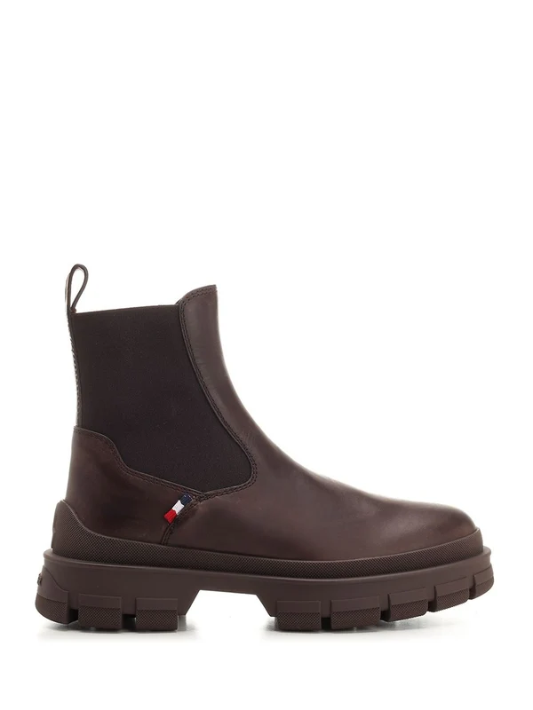 Waxed Leather Chelsea Boots