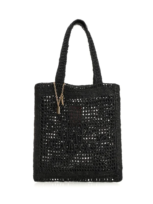 ESTATE BANANA Raffia Tote Bag