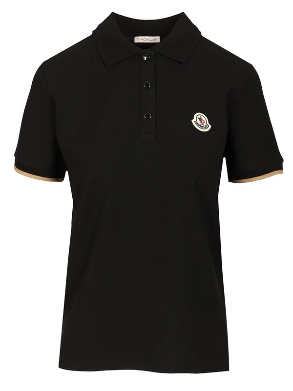 Logo Patch Short Sleeve Polo Shirt