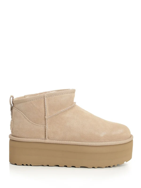 Ultra Mini Platform Ankle Boots