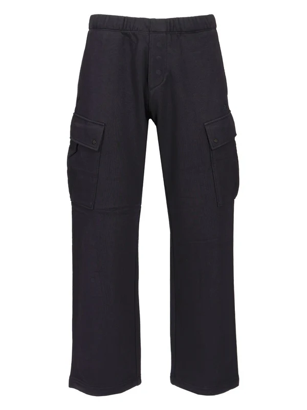 Embroidered Logo Cargo Track Pants