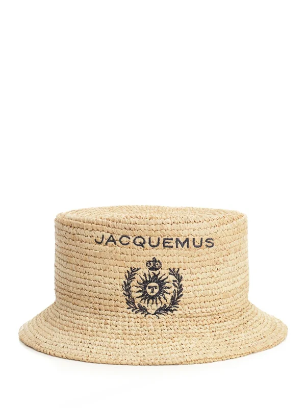Le Bob Pesco Raffia Bucket Hat