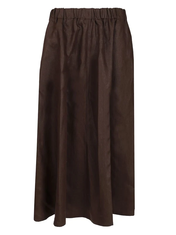 GLOSSY Linen Skirt