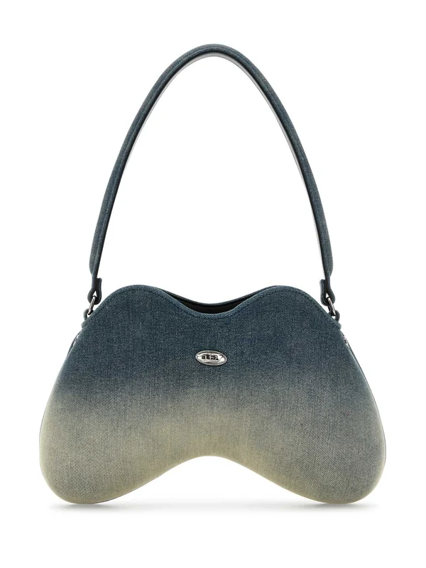 Double D Denim Shoulder Bag