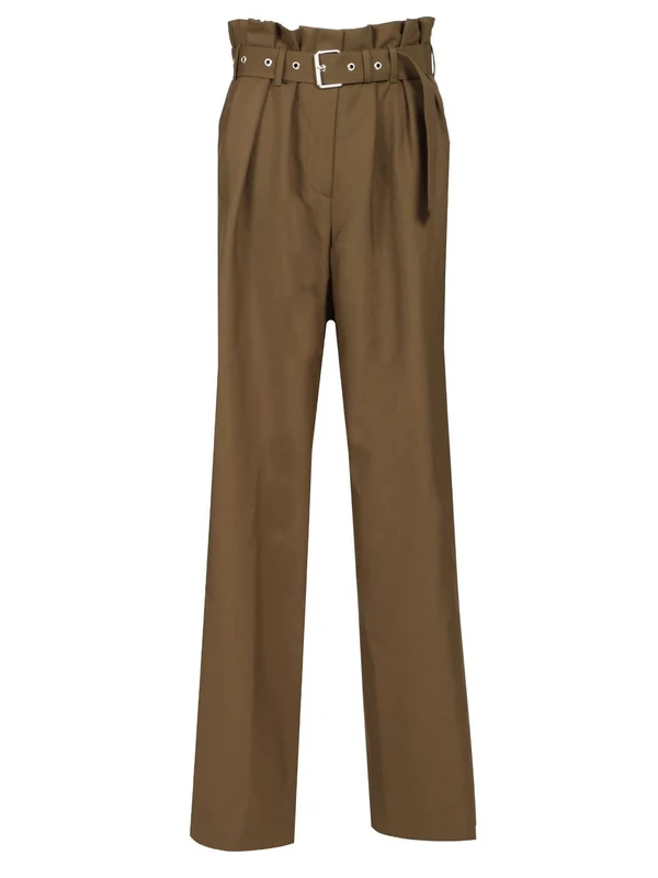 Belted Wool Pants