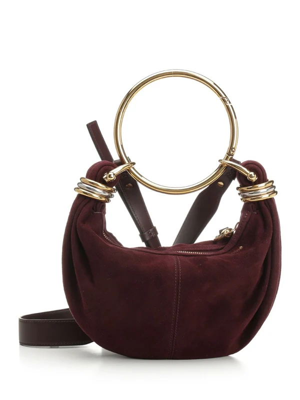Bracelet Small Suede Hobo Bag
