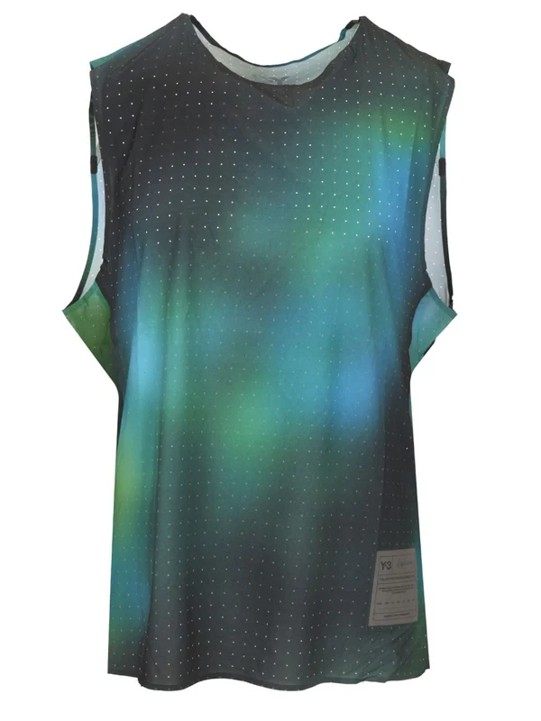All-Over Printed Running Sleeveless Top