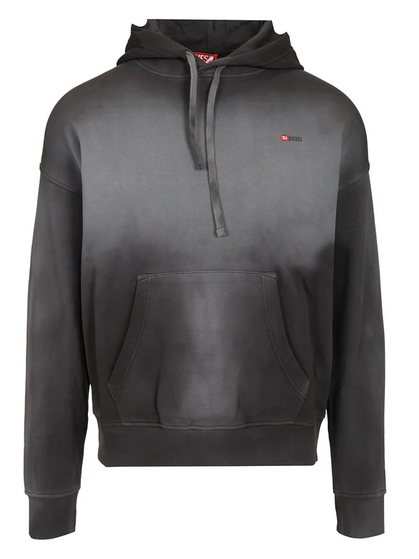 Embroidered Logo Cotton Hoodie