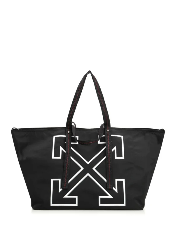 Arrow Logo Nylon Tote Bag