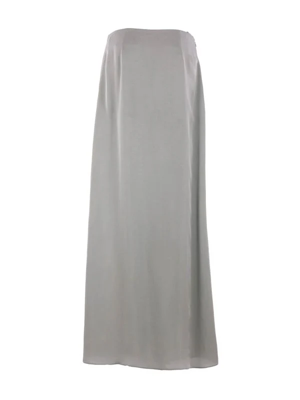Wrap Detail Long Skirt