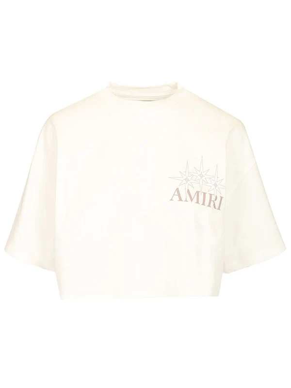 Starburst Cropped Short-sleeve T-shirt