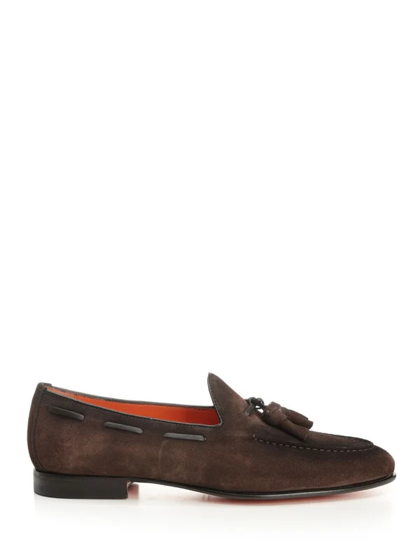 Tassel Suede Loafers