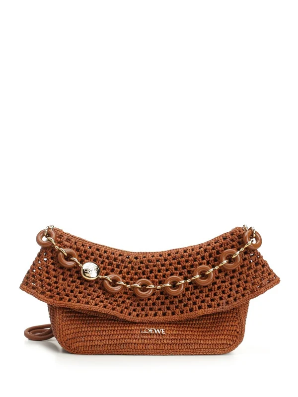 OLA Small Raffia Shoulder Bag