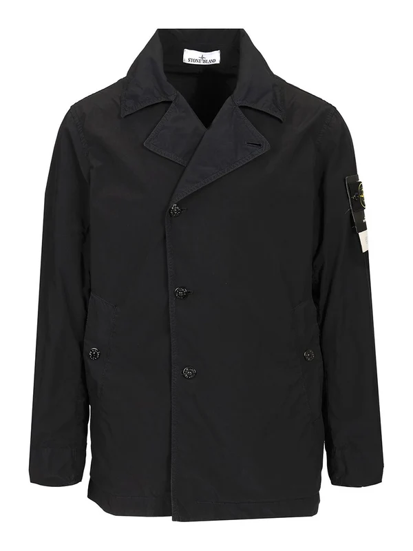 Wappen Patch Short Trench Coat