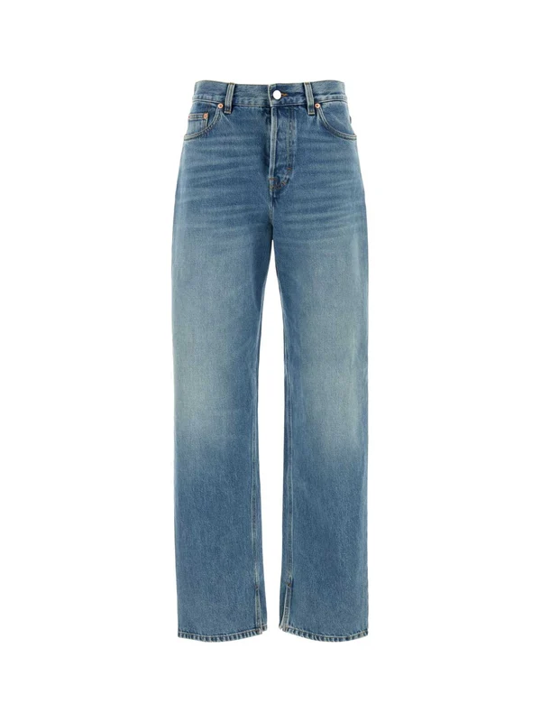 Gucci Blue Denim Pants