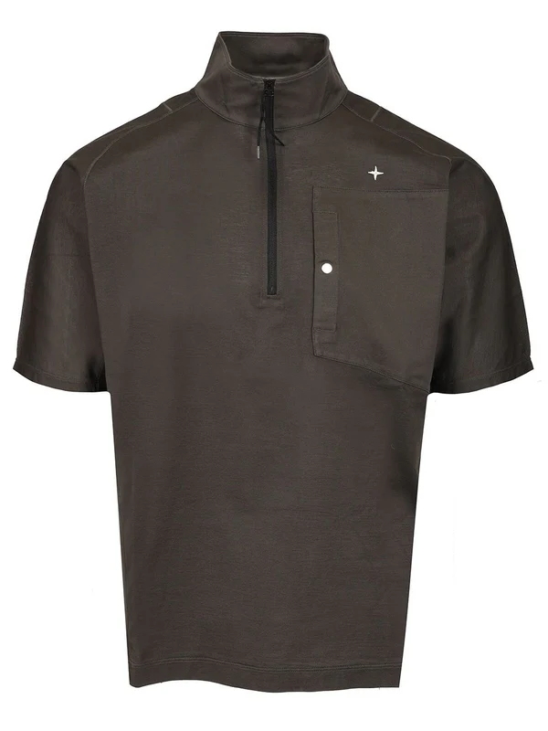 Stone Island Grey Half Sleeve