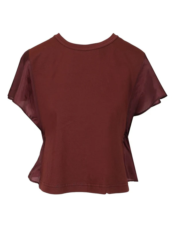 Forte_Forte Burgundy Half Sleeve
