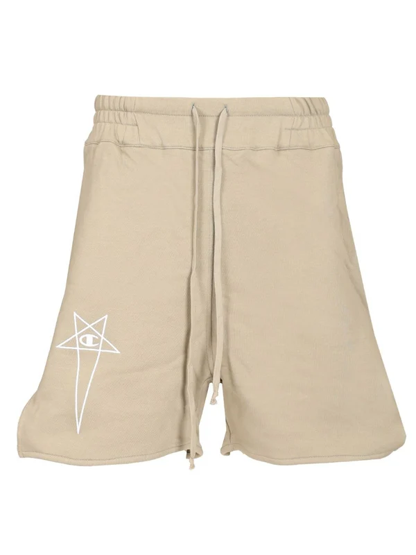 Rick Owens Beige Shorts