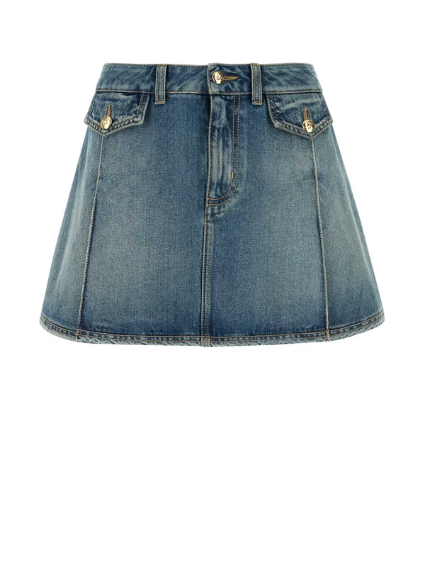 Alexander Mcqueen Blue Skirts