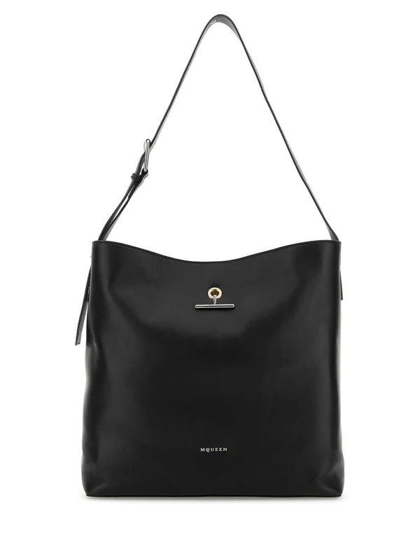 Alexander Mcqueen Black Cross Bags