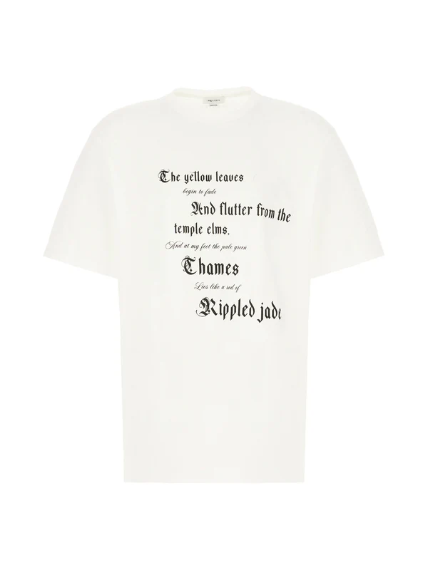 Alexander Mcqueen White Short Sleeve T-Shirt