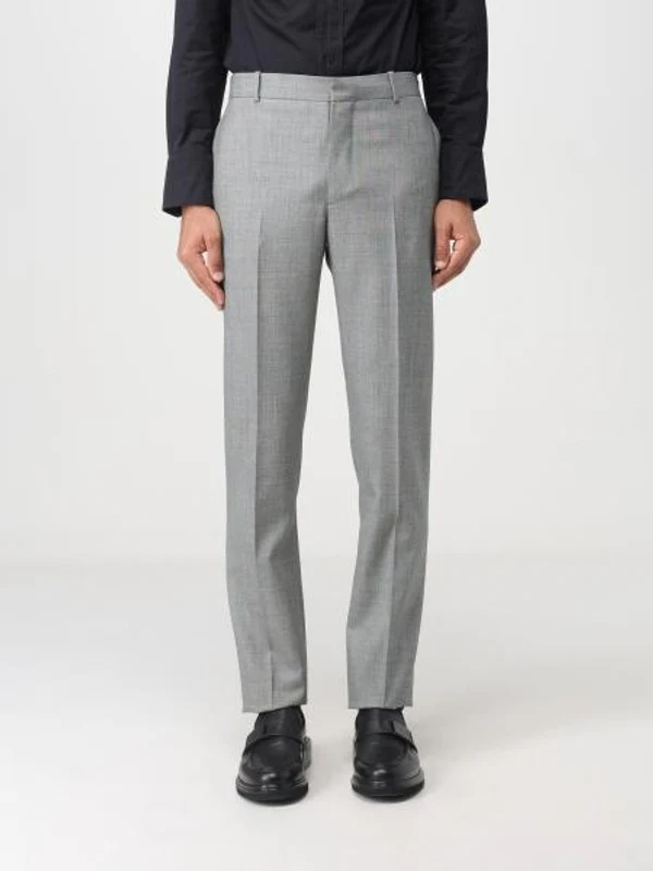 Alexander Mcqueen Gray Tailored Pants