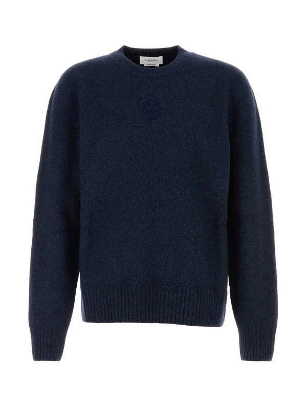 Alexander Mcqueen Navy Knitted