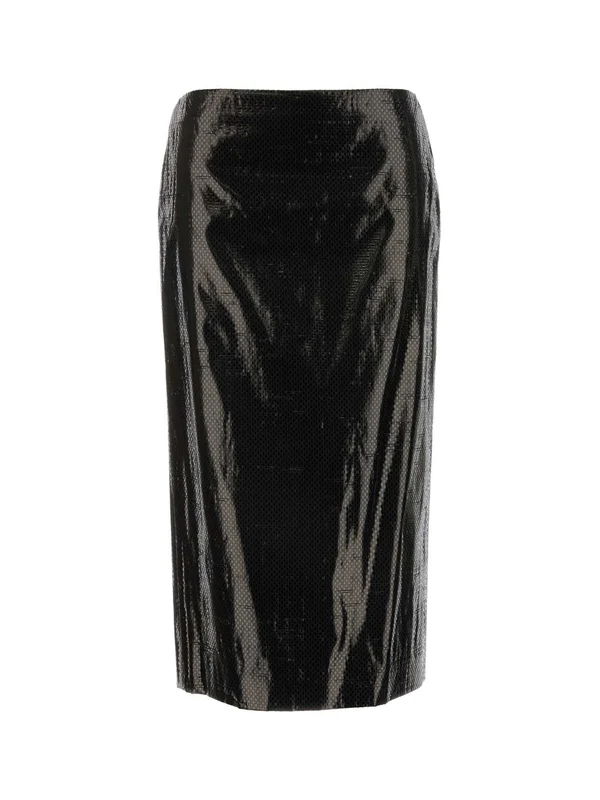 Alexander Mcqueen Black Skirts