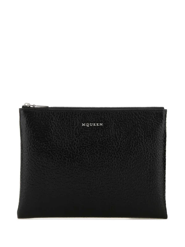 Alexander Mcqueen Black Clutch Bags