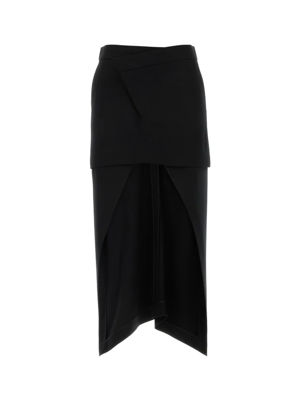 Alexander Mcqueen Black Skirts