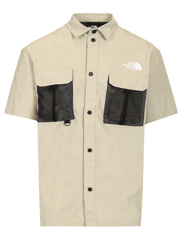 The North Face Beige Grey Shirts