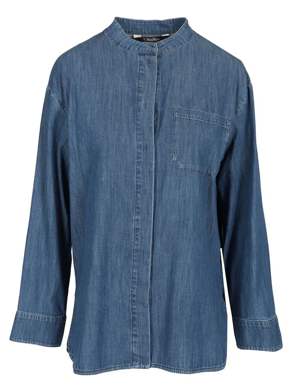 S Max Mara Blue Shirts & Blouses