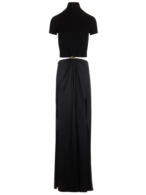 Sportmax Black Long Dress