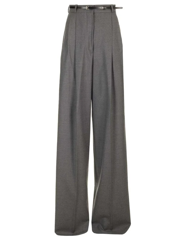Sportmax Grey Tailored Pants