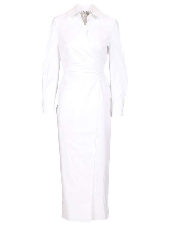 Max Mara White Long Dress
