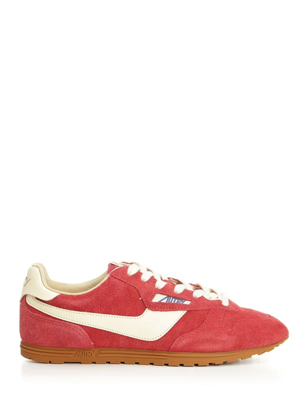 Autry Red Low Top Sneakers