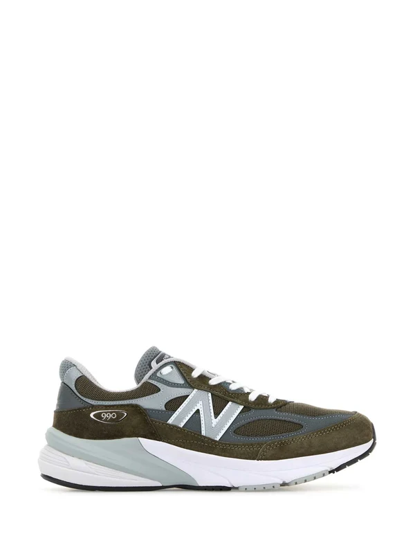New Balance Khaki Low Top Sneakers