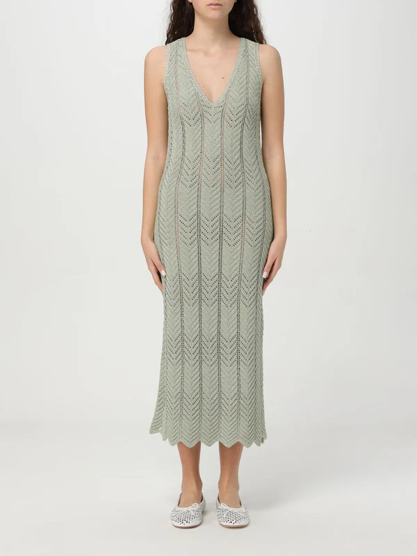 Twinset Green Midi Dress