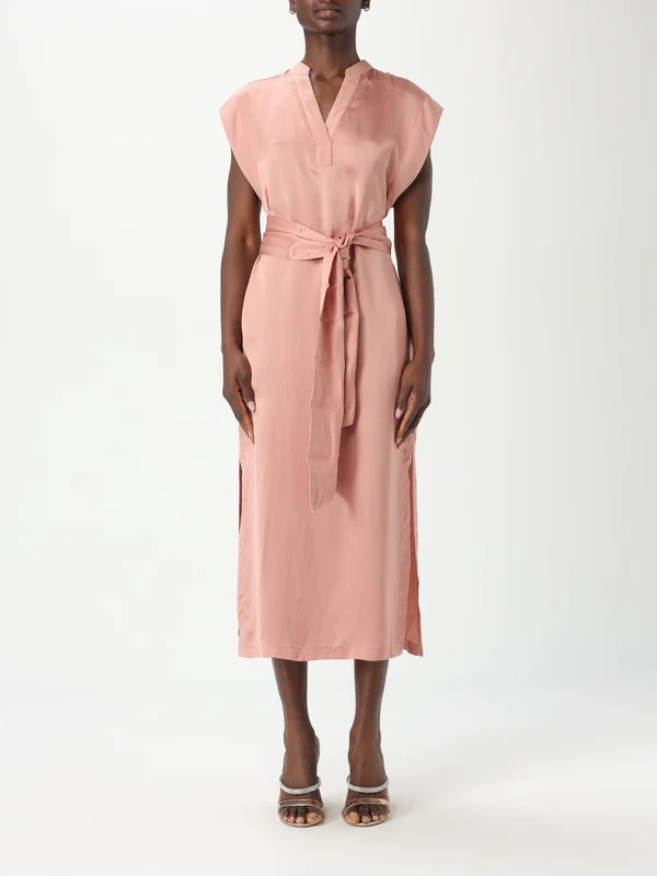 Twinset Pink Midi Dress