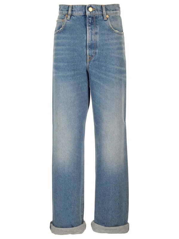 Golden Goose Blue Denim Pants