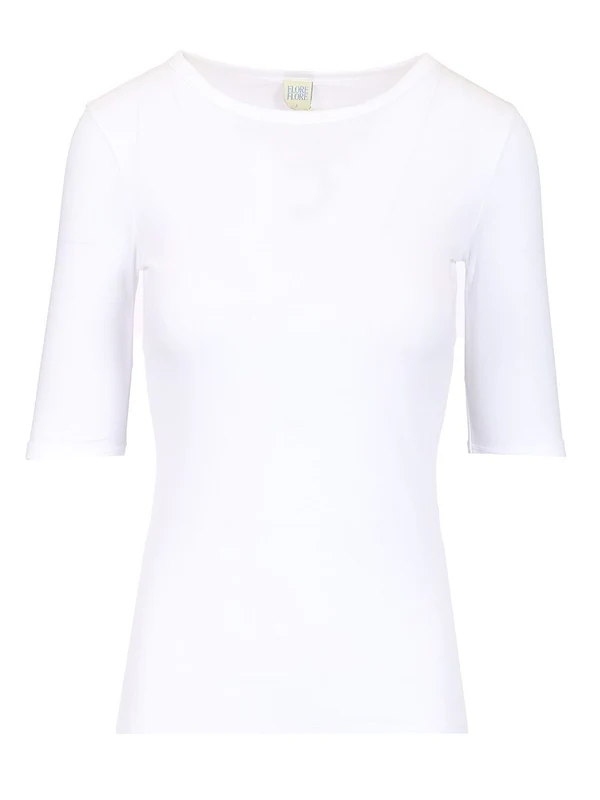 Flore Flore White Half Sleeve