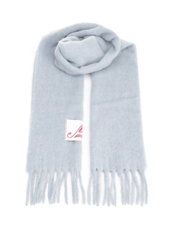 Marni Skyblue Wool Mufflers