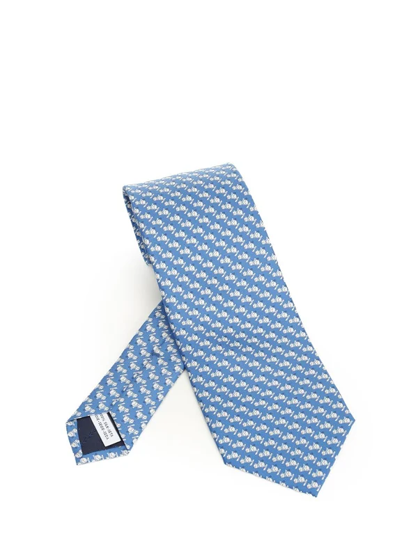 Ferragamo Blue Neck Ties